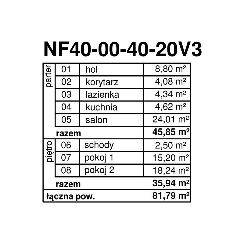 NF40-oo-40-20-v3 nowoczesny maly dom energooszczedny - miniatura 6