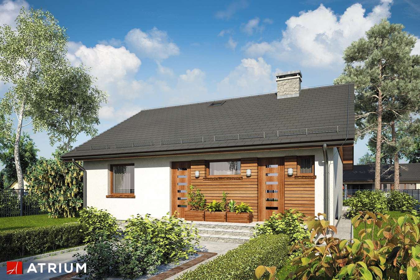 budowa domu Remik Max odbicie lustrzane - New-House
