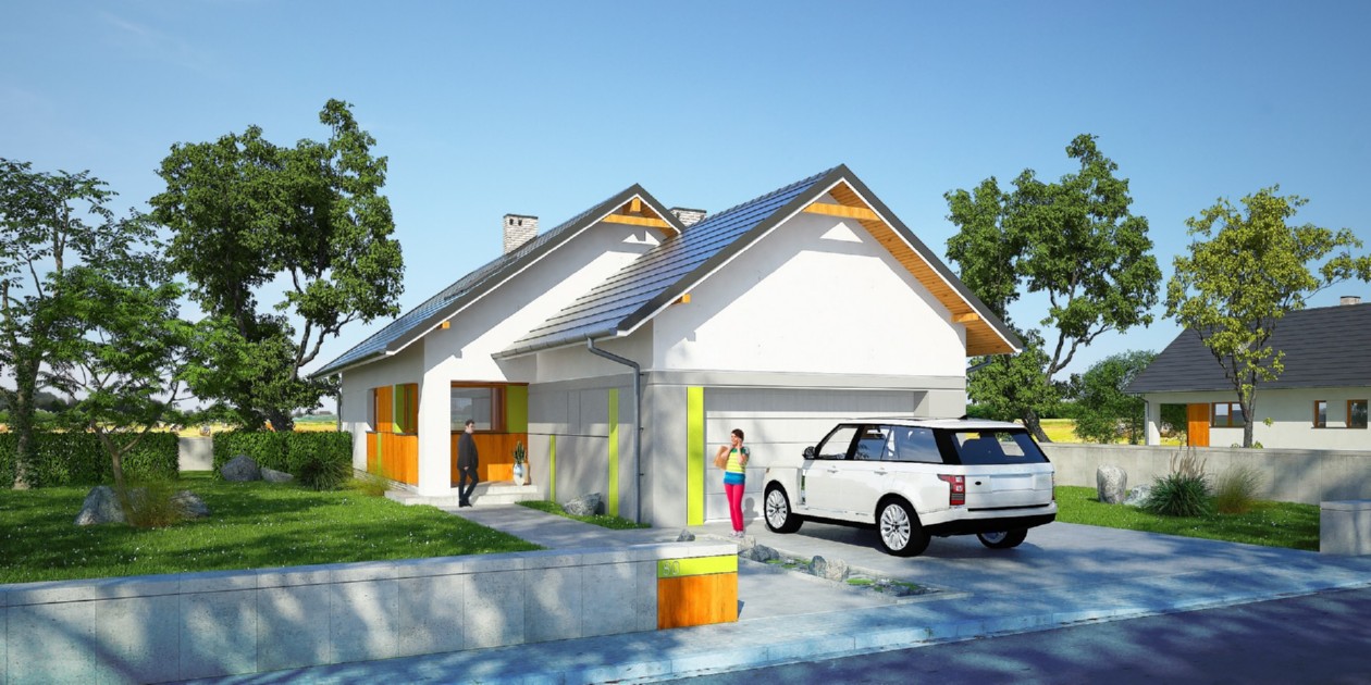 budowa domu Longus I G2 (Odbicie lustrzane) - New-House