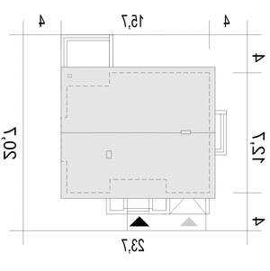 Aron z garażem 1-st. [A] (odbicie lustrzane) - miniatura 10