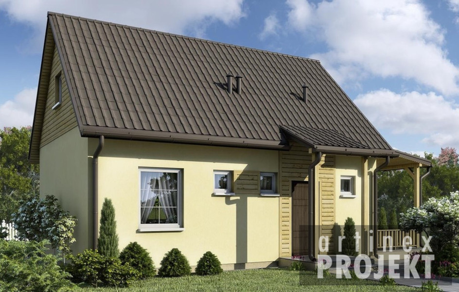 Budowa domu D58 - Ewelina (odbicie lustrzane) z New-House
