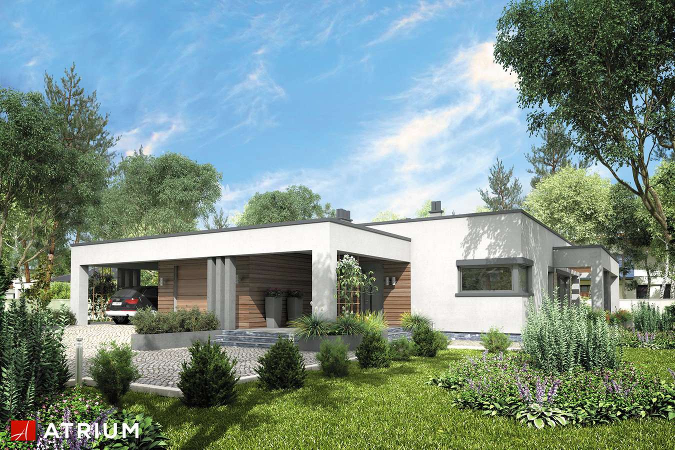 budowa domu Sardynia VI odbicie lustrzane - New-House