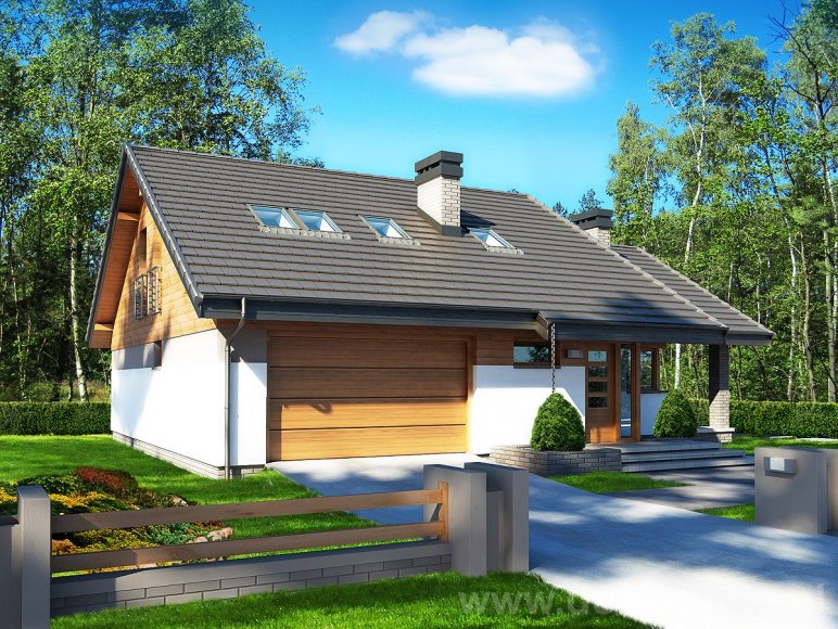 budowa domu MAJA II 2G (Odbicie lustrzane) - New-House