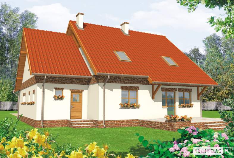 budowa domu Amanda G1 (odbicie lustrzane) - New-House