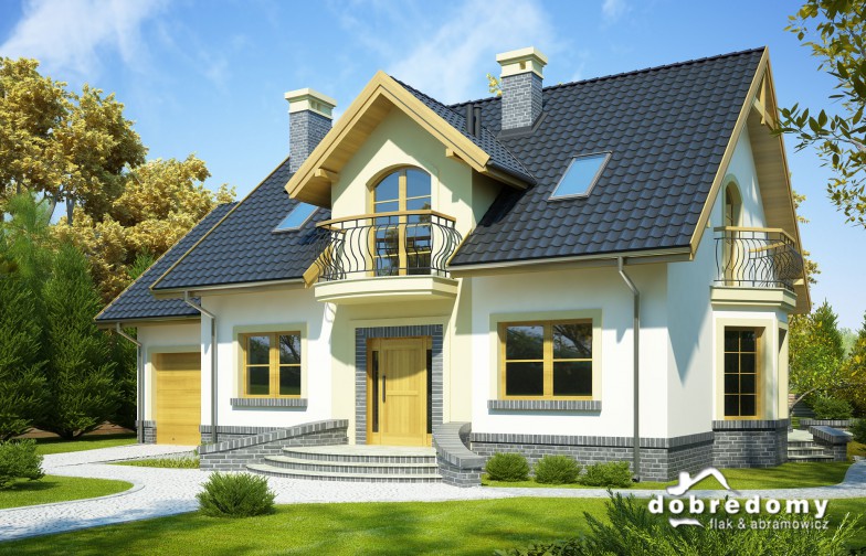 budowa domu Ambrozja Nowa odbicie lustrzane - New-House
