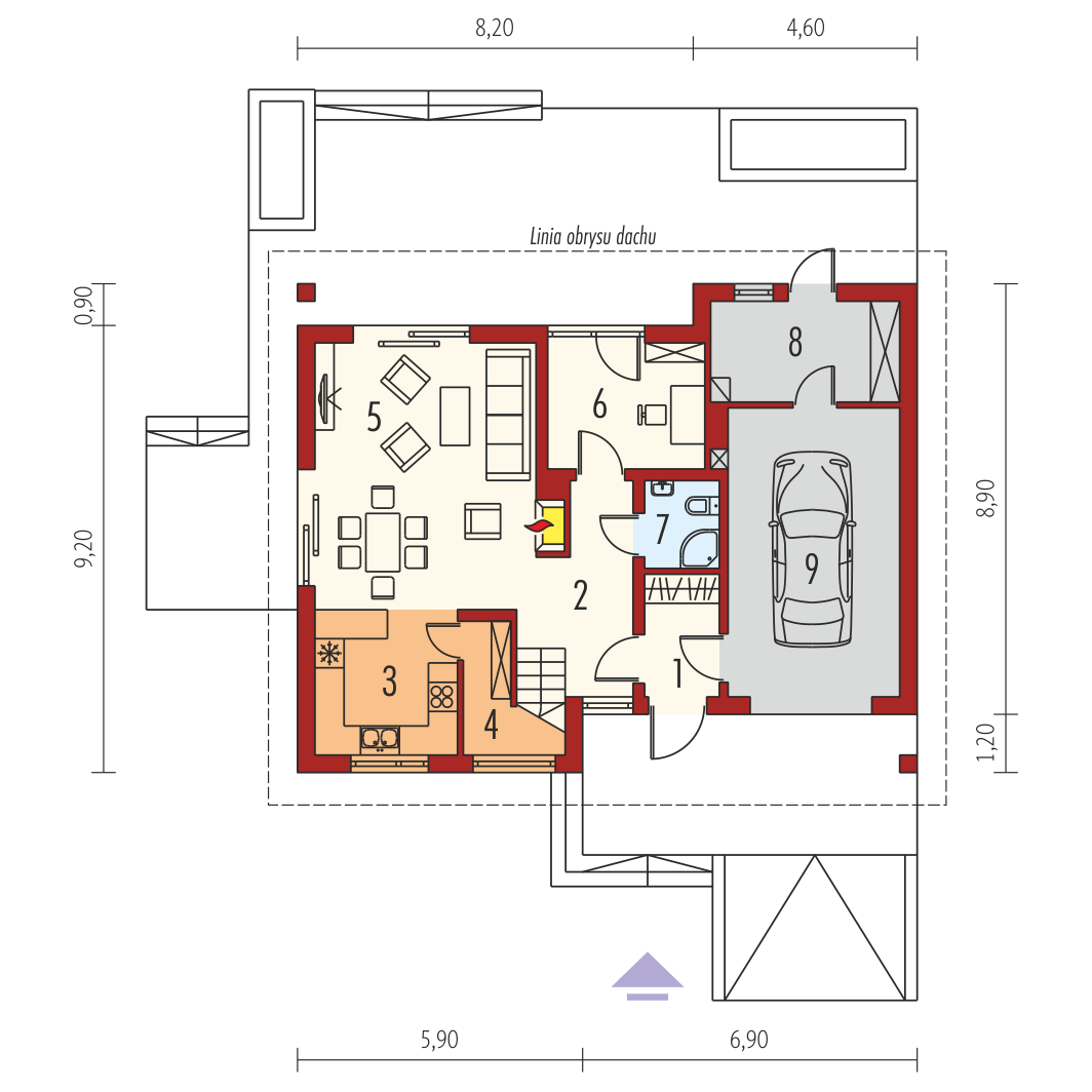 E4 G1 ECONOMIC (wersja B) (odbicie lustrzane) - miniatura 5