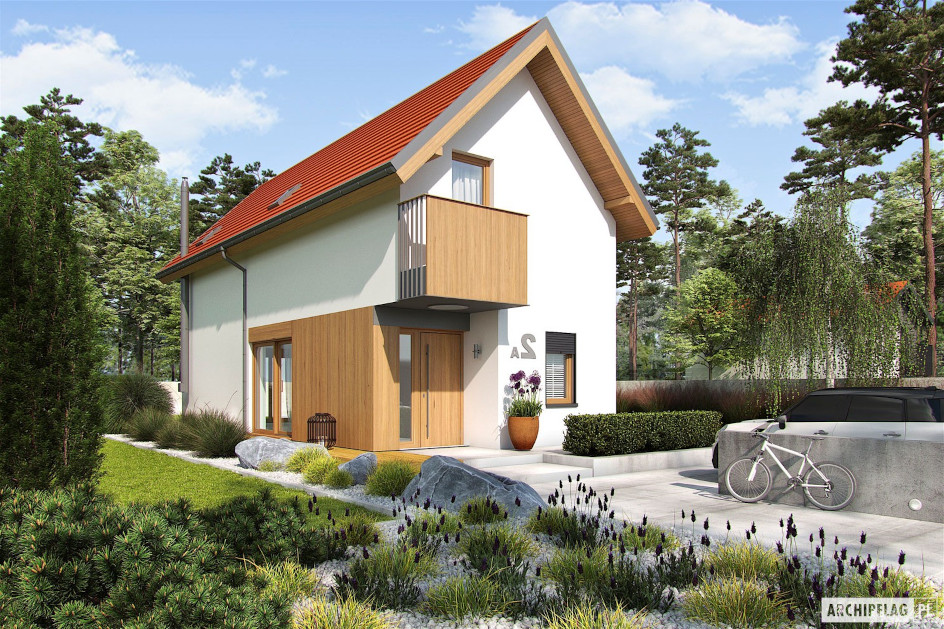 Budowa domu Moniczka II (wersja B) (odbicie lustrzane) z New-House