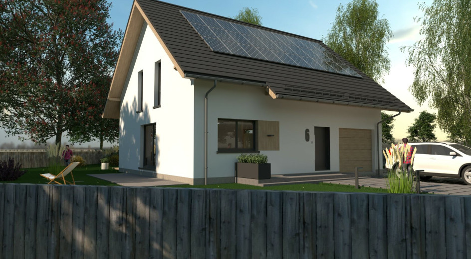 Budowa domu eko Typowy 50 (odbicie lustrzane) z New-House