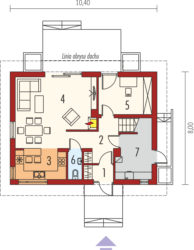 E1 ECONOMIC (wersja B) (odbicie lustrzane) - miniatura 5