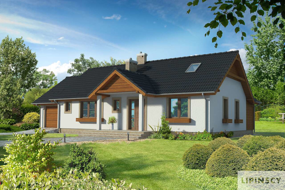 Budowa domu Baden II LMB38a (odbicie lustrzane) z New-House