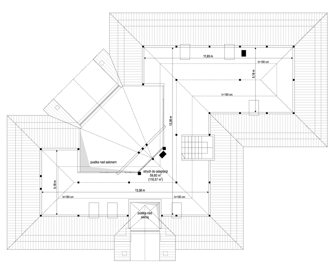 Willa Parkowa 6 modern B (odbicie lustrzane) - miniatura 7