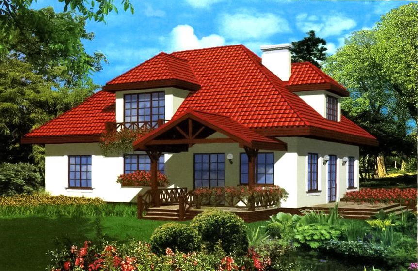 budowa domu Sylwia (odbicie lustrzane) - New-House