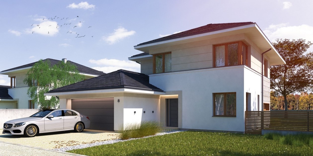 budowa domu Accommodatus I G2 (Odbicie lustrzane) - New-House
