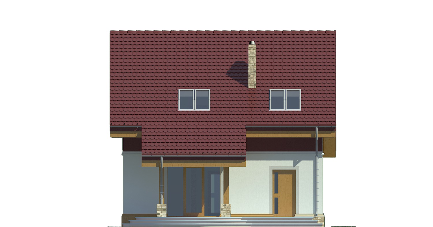 Szczęśliwa II z garażem 1-st. [A] (odbicie lustrzane) - miniatura 4