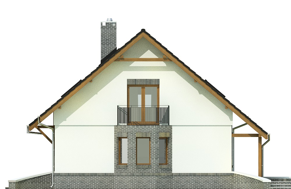 Dom Dla Ciebie 2 w2 bez garażu [B] (odbicie lustrzane) - miniatura 3