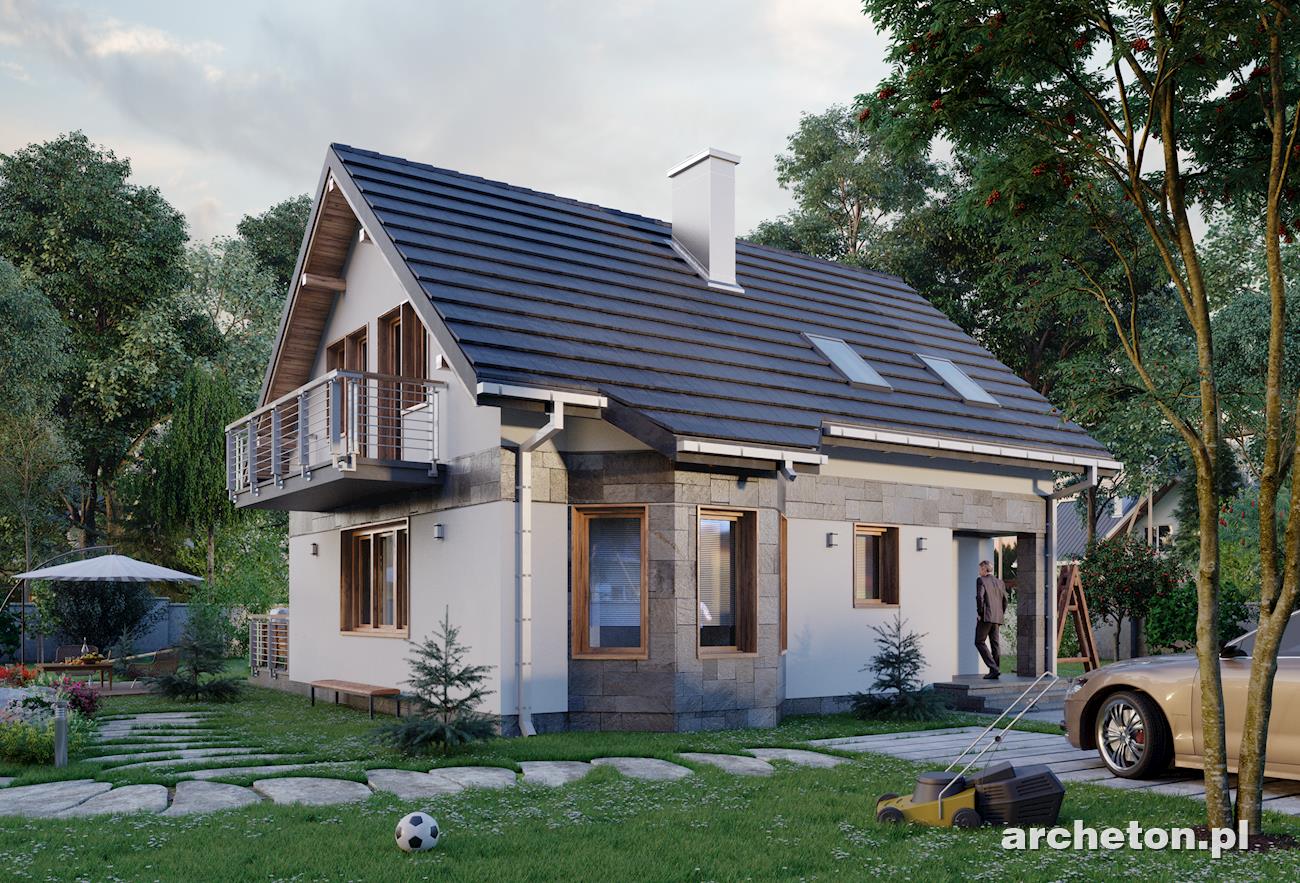 budowa domu Calineczka (odbicie lustrzane) - New-House