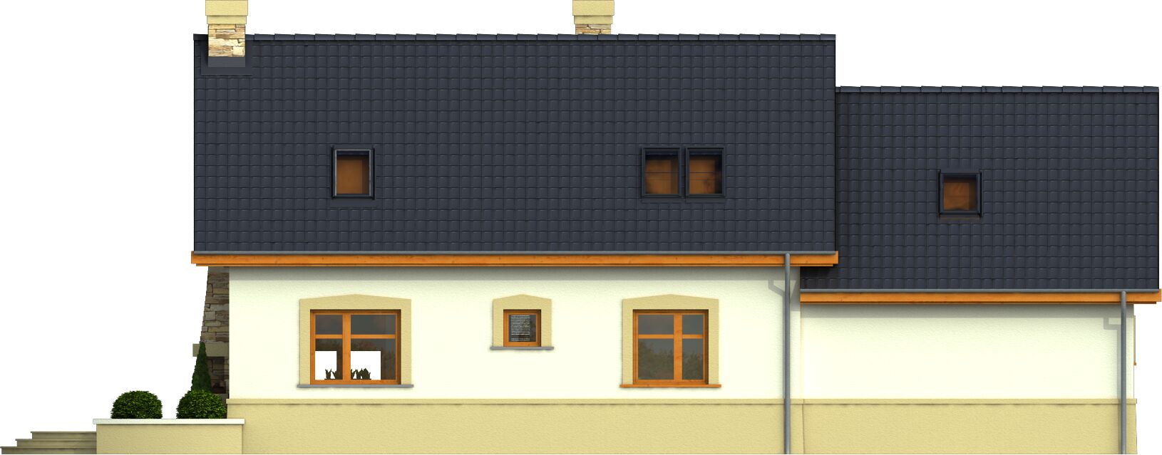 Agatka II z garażem 2-st. [A1] (odbicie lustrzane) - miniatura 4