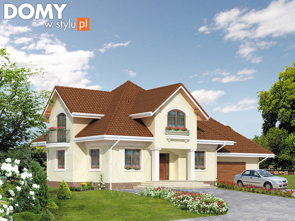 budowa domu Bachus 8 (Odbicie lustrzane) - New-House