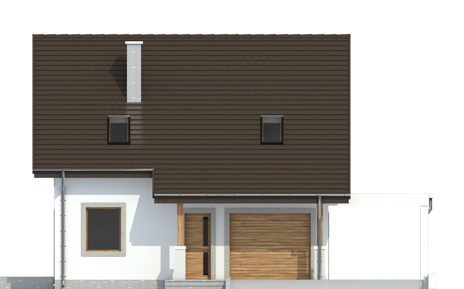 Truskawka z garażem i wiatą [A1] - miniatura 2