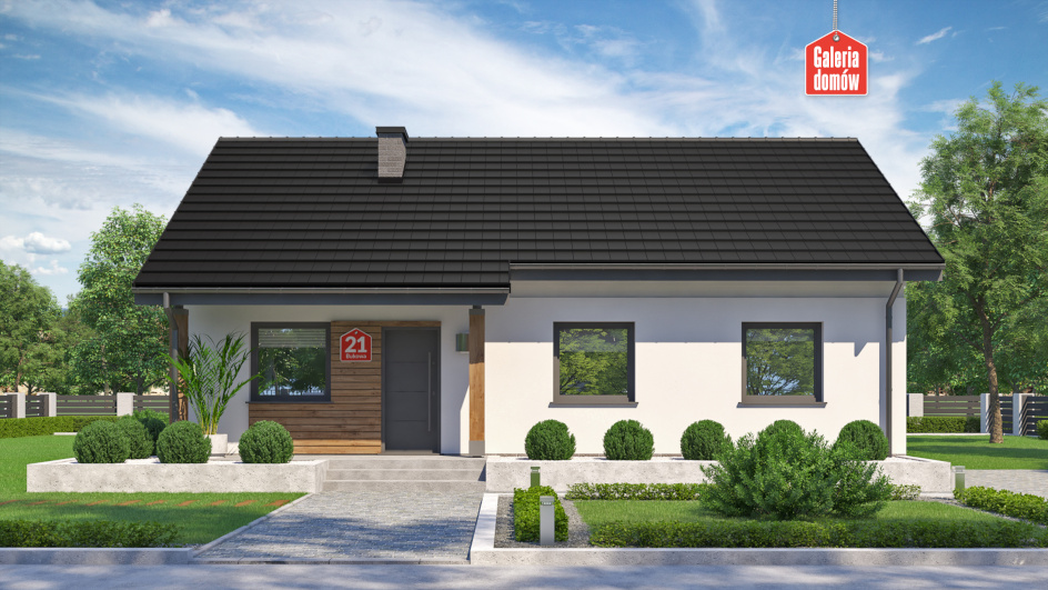 Budowa domu Dom przy Bukowej 21 (odbicie lustrzane) z New-House