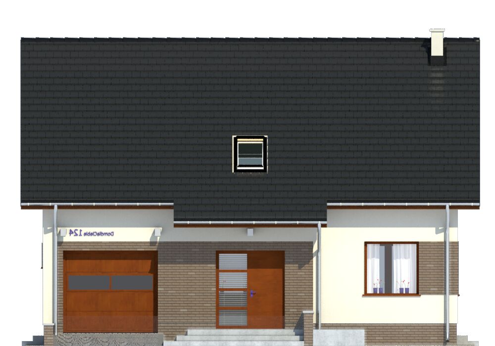 Emma z garażem 1-st. [A] (odbicie lustrzane) - miniatura 2