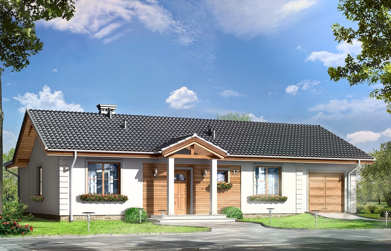 budowa domu Miluś (odbicie lustrzane) - New-House