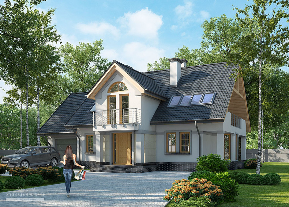 Budowa domu LK&1010 (odbicie lustrzane) z New-House