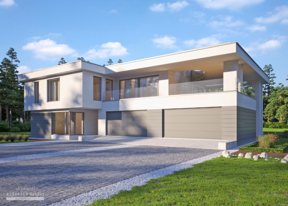 Budowa domu LK&1214 (odbicie lustrzane) z New-House