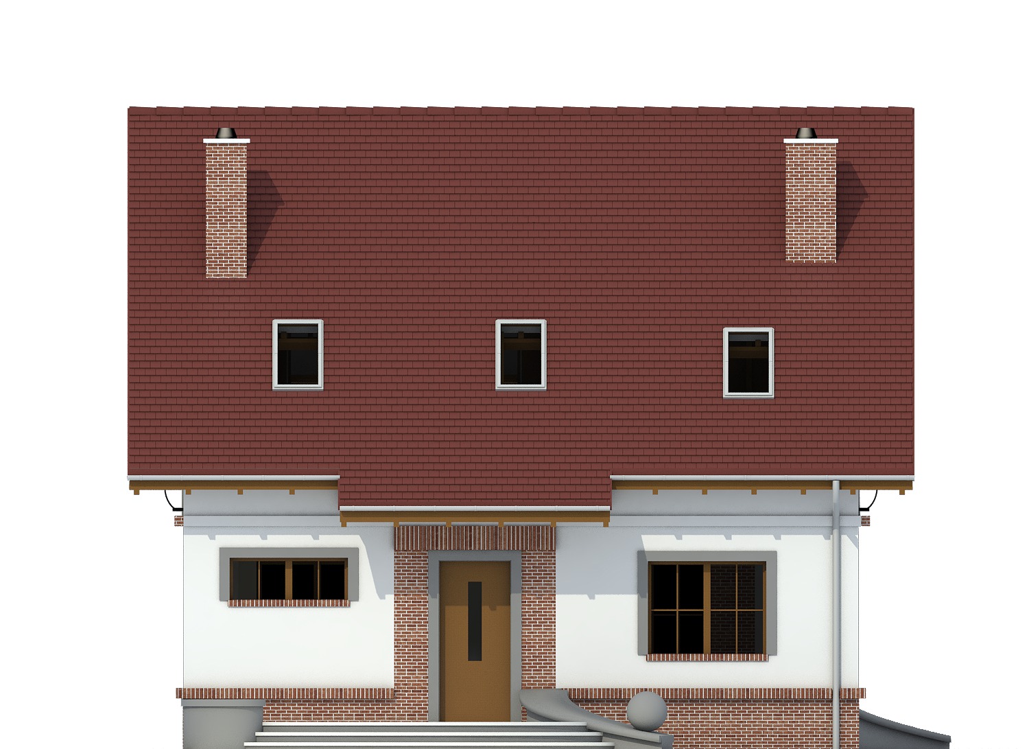 Sosnówka II bez garażu [B] (odbicie lustrzane) - miniatura 2