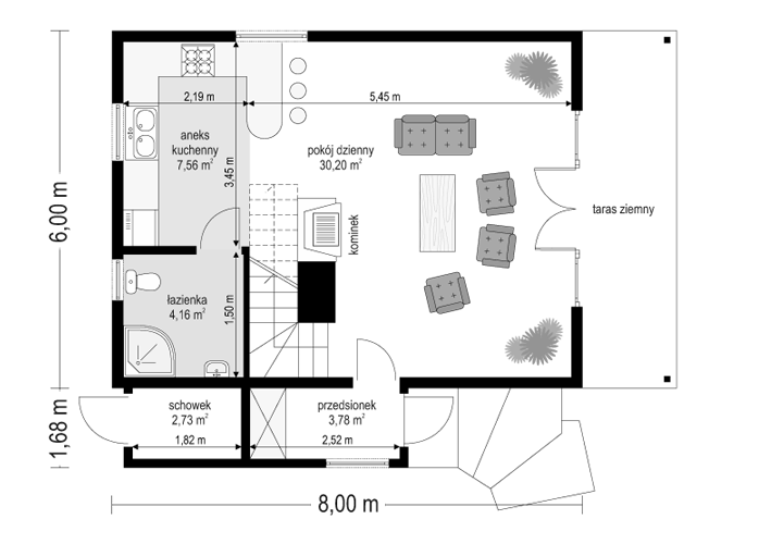 Chatka drewniana - miniatura 6