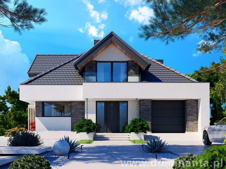 budowa domu ALICJA X (Odbicie lustrzane) - New-House