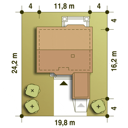 Ares trend z garażem 1-st. [A] (odbicie lustrzane) - miniatura 10