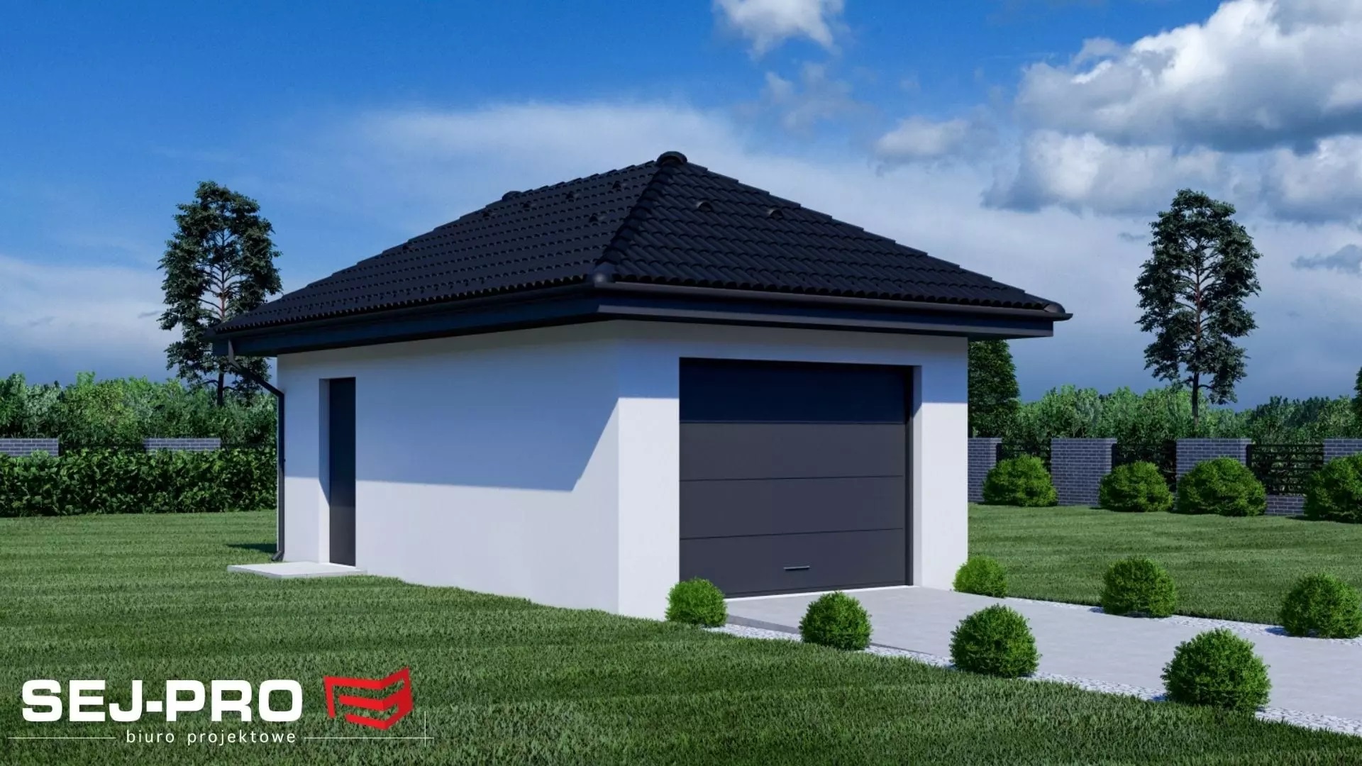 budowa domu Garaż SEJ-PRO G001 - New-House
