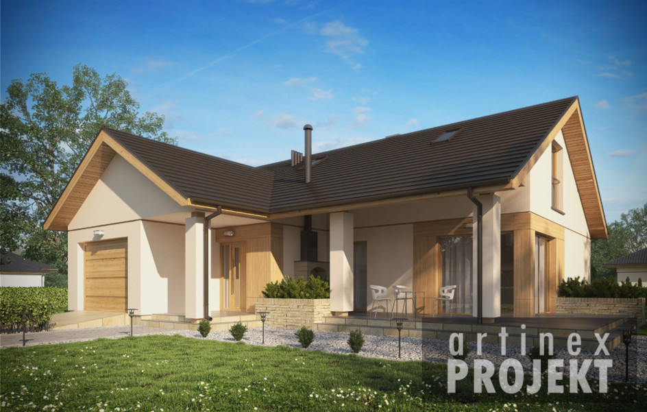 Budowa domu D106 (odbicie lustrzane) z New-House