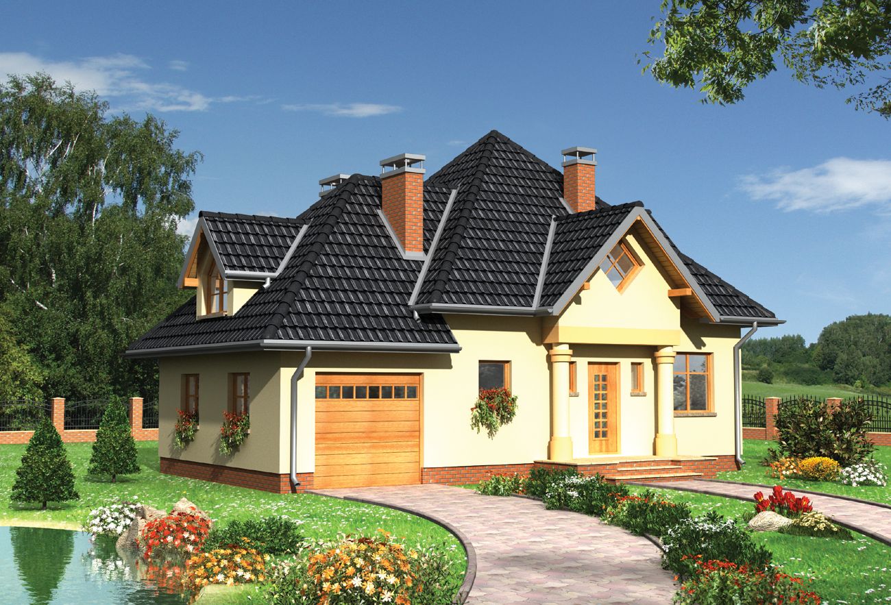 budowa domu Burzan (odbicie lustrzane) - New-House