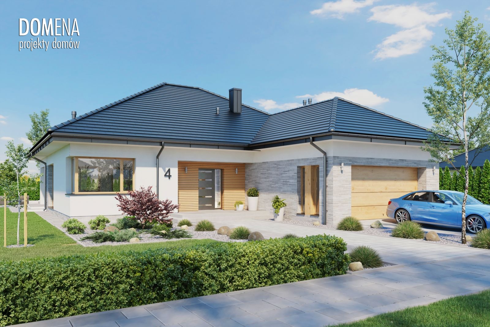 budowa domu Domena 124 B1 - New-House