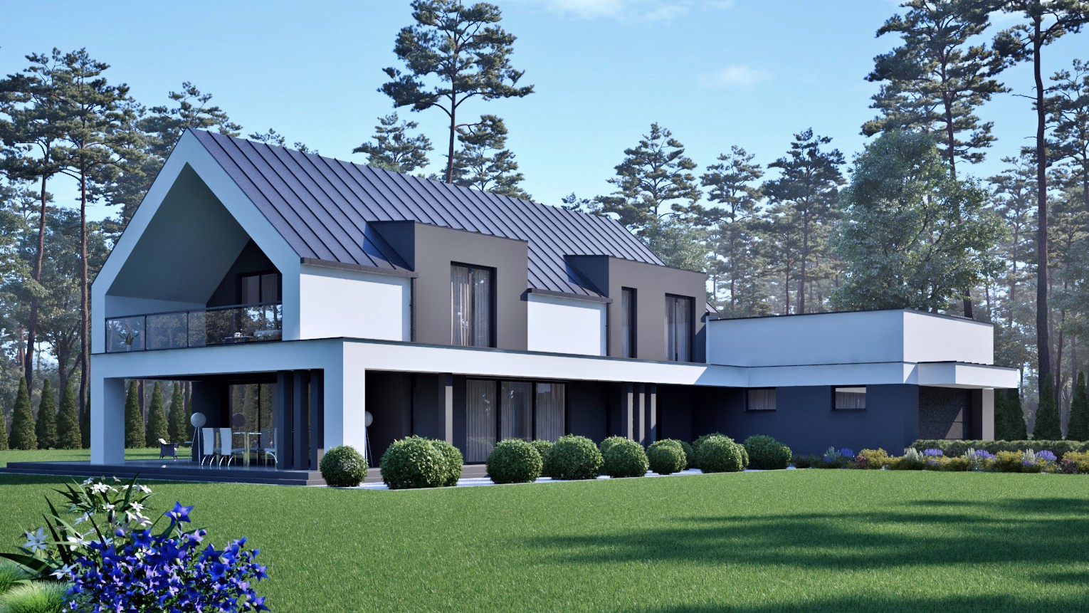 budowa domu uA176v1 - New-House