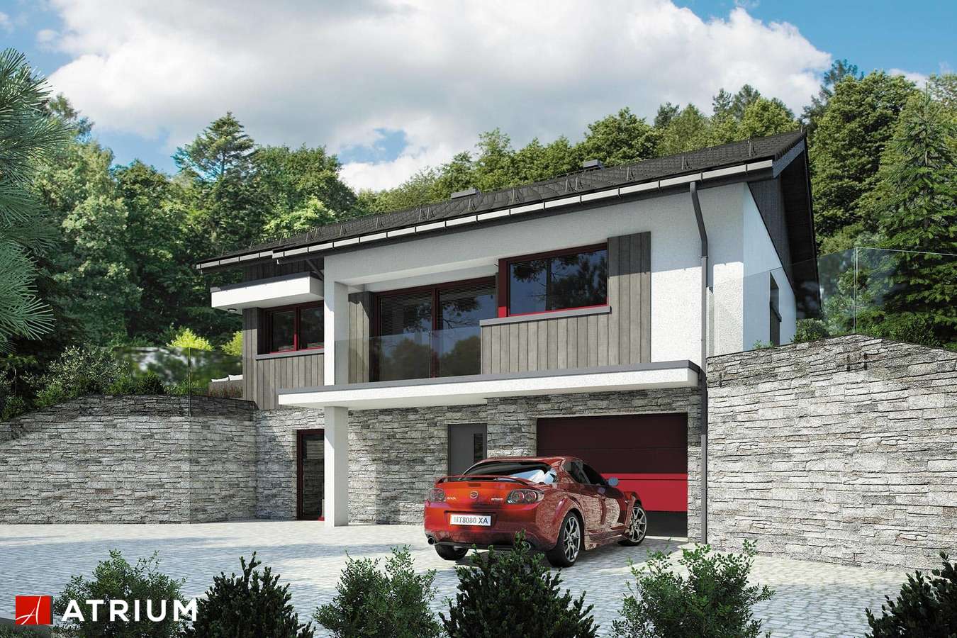 budowa domu Skarpa II (odbicie lustrzane) - New-House