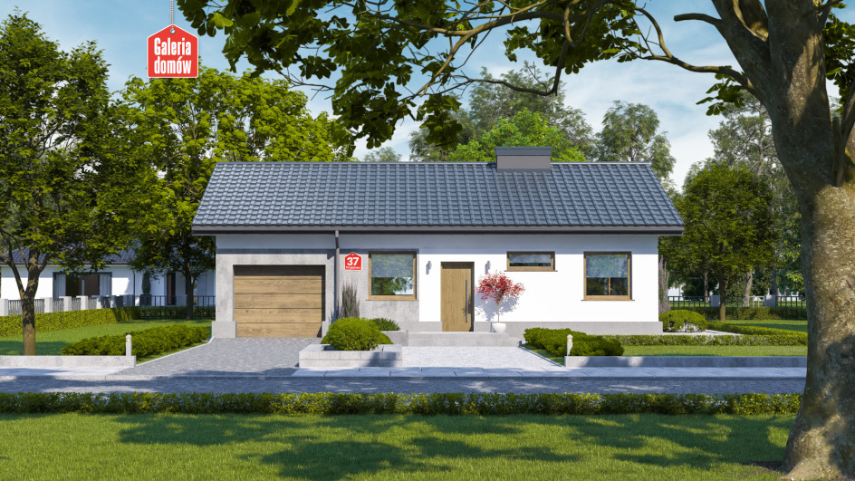Budowa domu Dom przy Przyjemnej 37 (odbicie lustrzane) z New-House