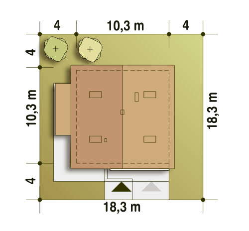 Nowinka II z garażem 1-st. [A] - miniatura 11