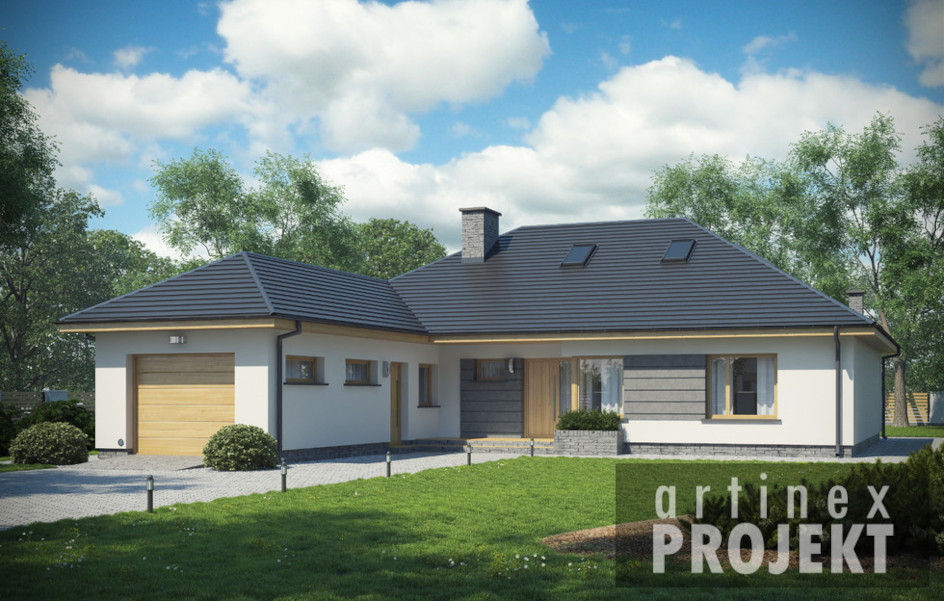 Budowa domu D152BK (odbicie lustrzane) z New-House