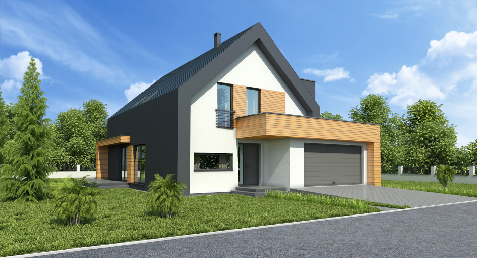 Budowa domu HEKTOR (SKALA-26) (odbicie lustrzane)
