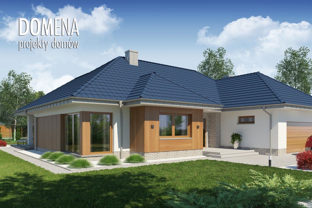 budowa domu Domena 113 B (Odbicie lustrzane) - New-House