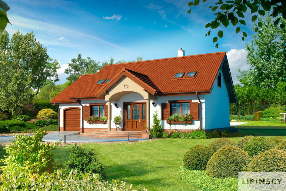 Budowa domu Atlanta DCP241 (odbicie lustrzane) z New-House