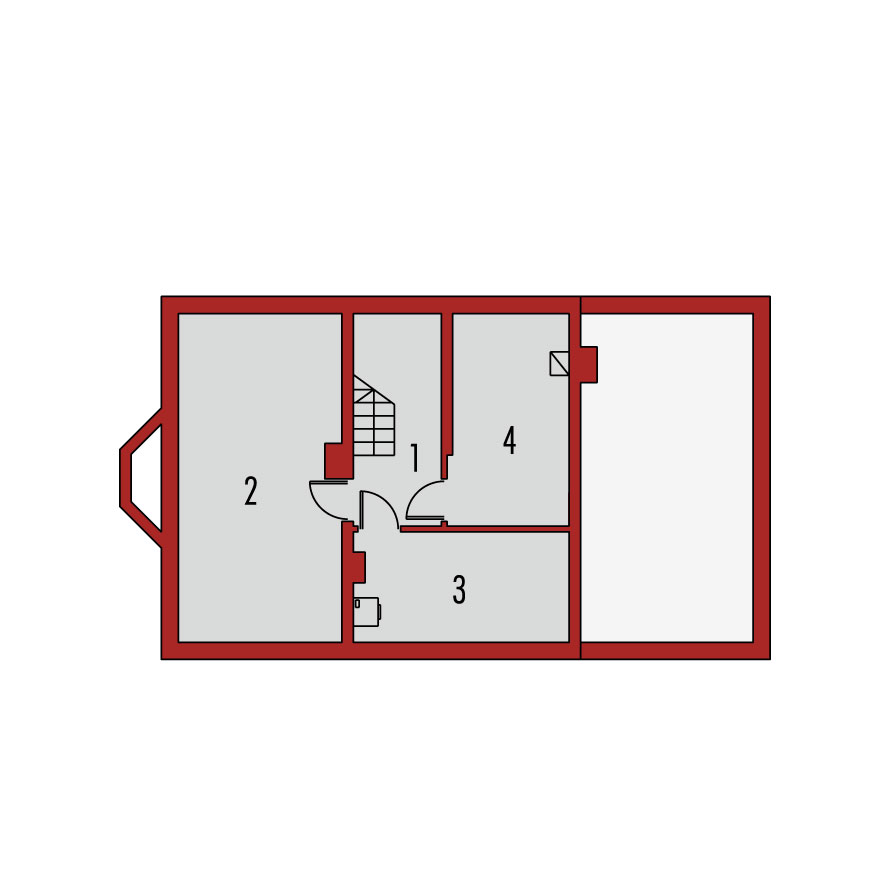 Ben G1 (z piwnicą) (odbicie lustrzane) - miniatura 3
