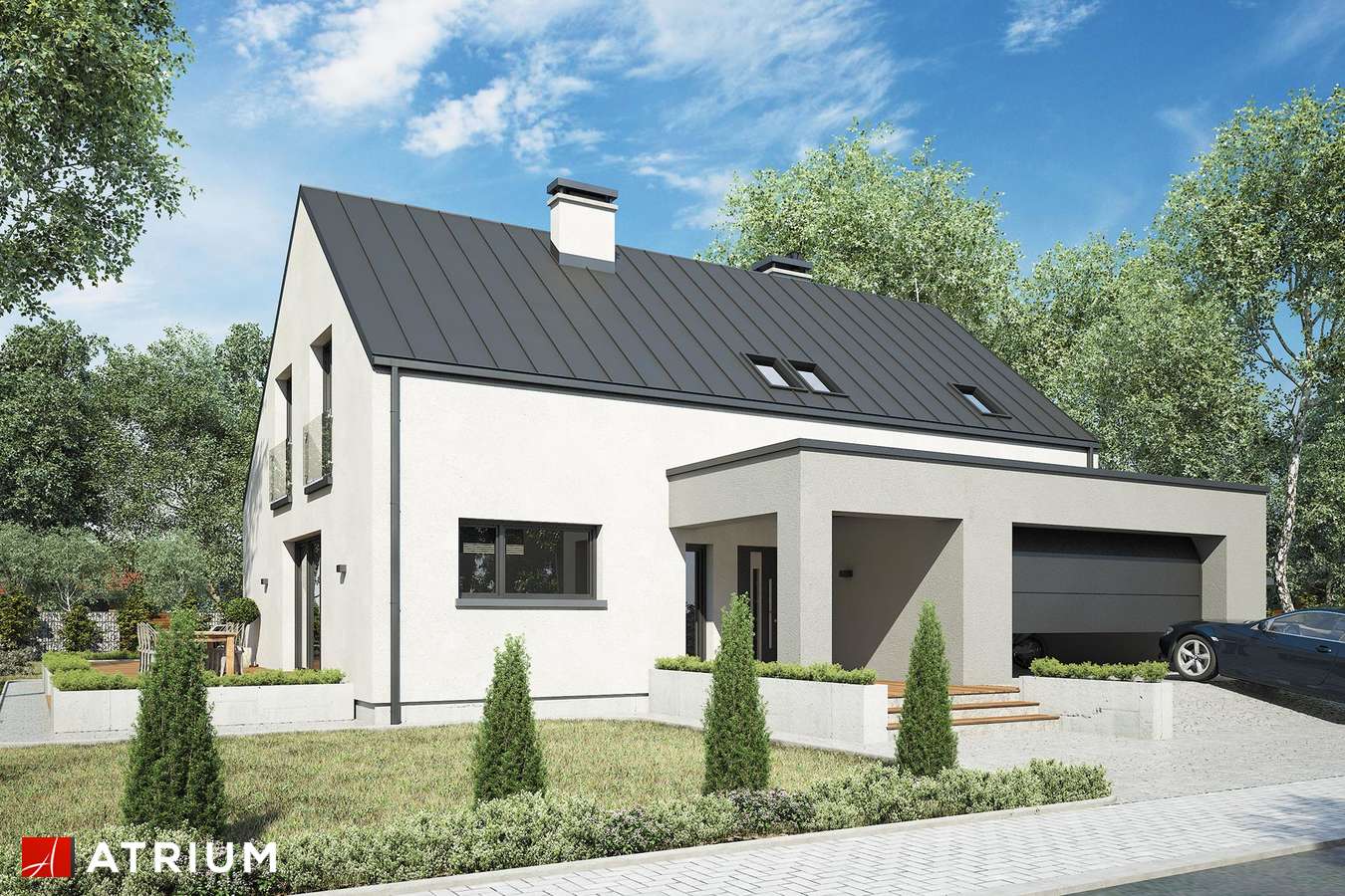 budowa domu Wilson II odbicie lustrzane - New-House