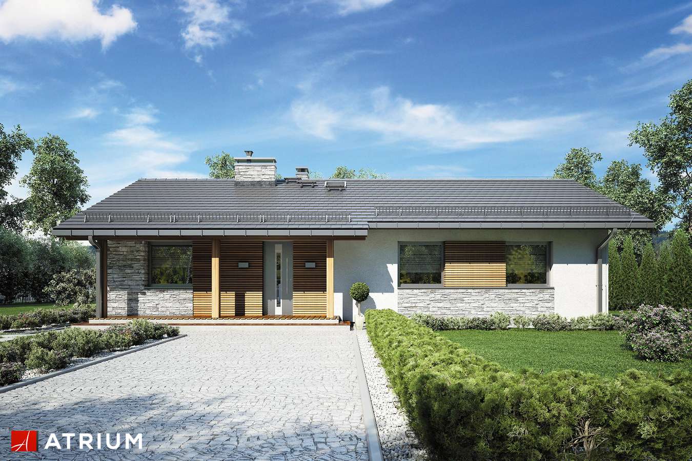 budowa domu Alberto odbicie lustrzane - New- House