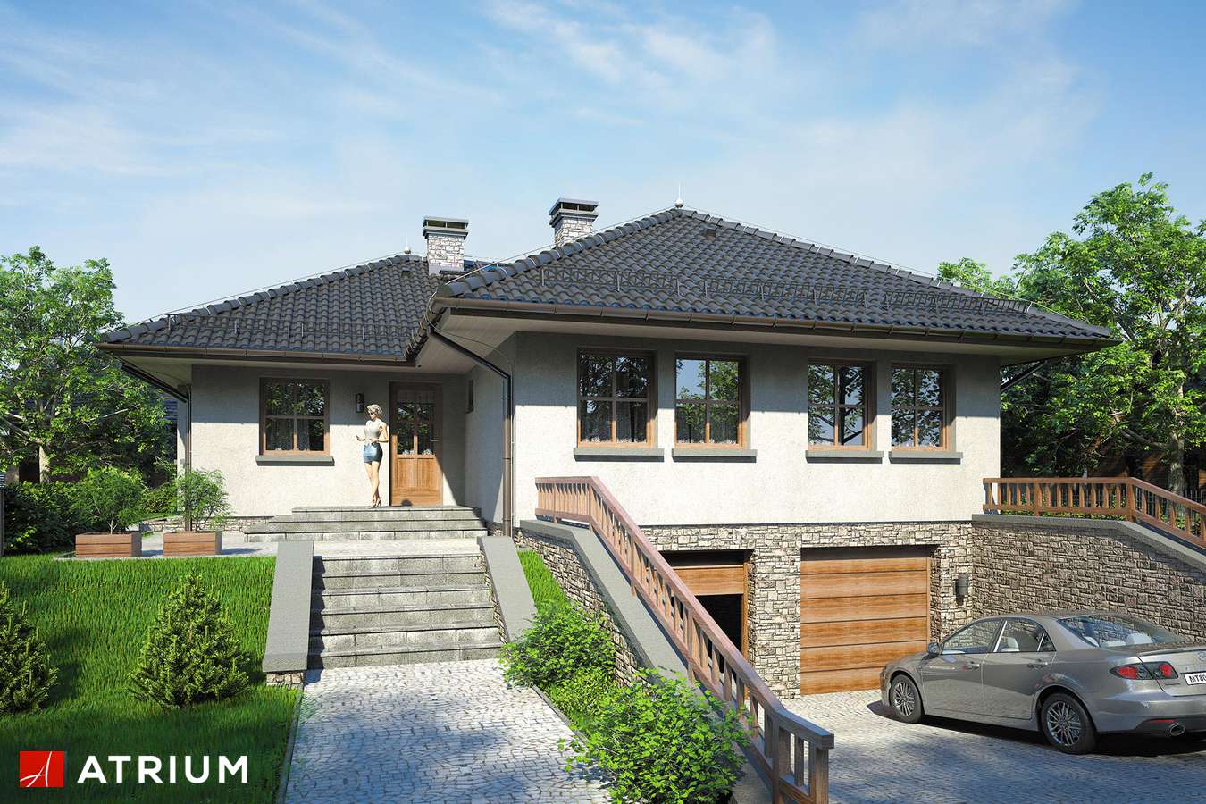 budowa domu Gustaw (odbicie lustrzane) - New-House