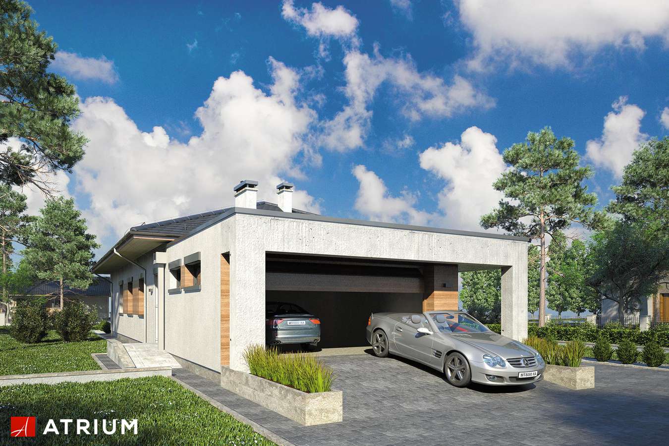 budowa domu Sardynia VII odbicie lustrzane - New-House