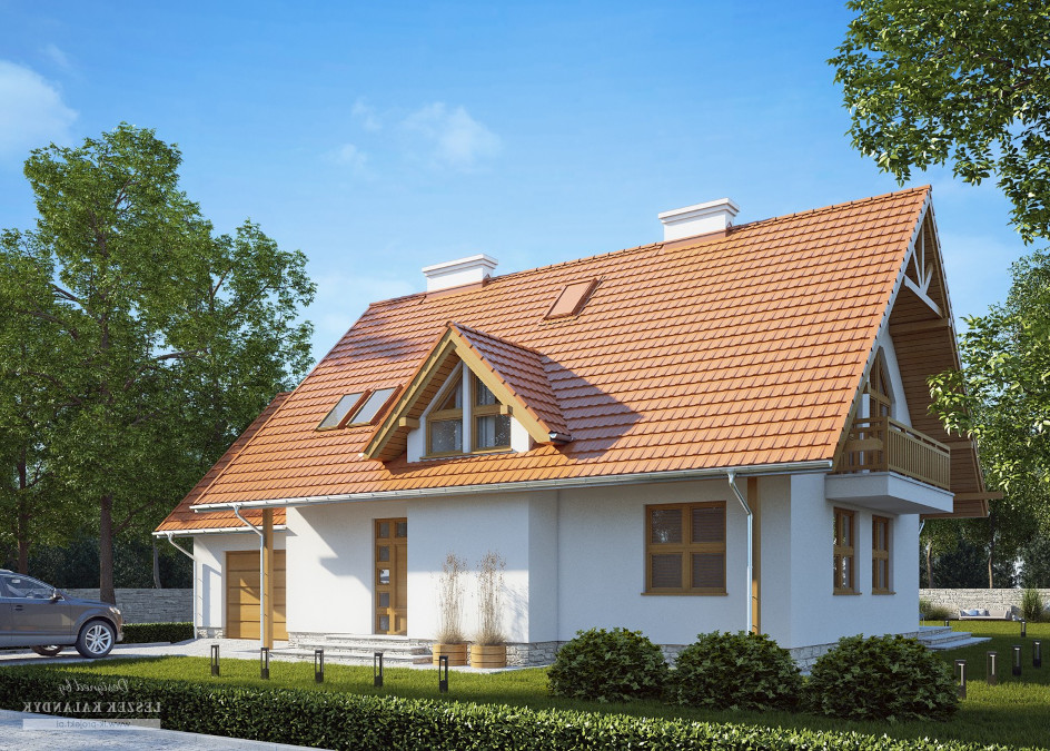 Budowa domu LK&178 (odbicie lustrzane) z New-House